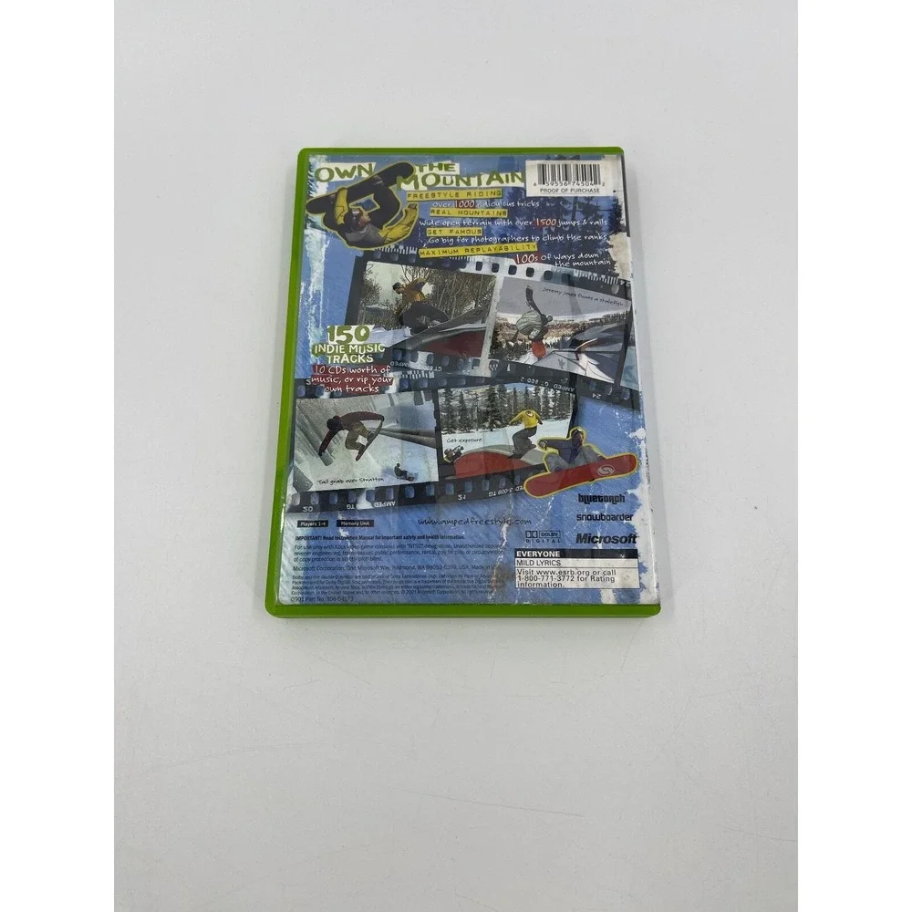 Amped:‎ Freestyle Snowboarding (Microsoft Xbox, 2001) used tested